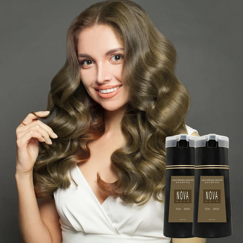 Gaayou 3-in-1 Shampoo Zum Färben Von Schwarzem Haar – Sofortige Abdeckung Von Grauen Haaren, 100% Natürlich