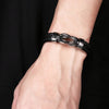 Jewelance™ InfinityBracelet: Unendlichkeit Knoten-Armband mit Widmungs-Karte