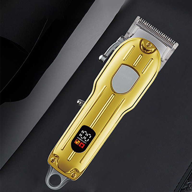 Rose® HairClipper: Digital LCD Rasierer Professionell Haar Klipper
