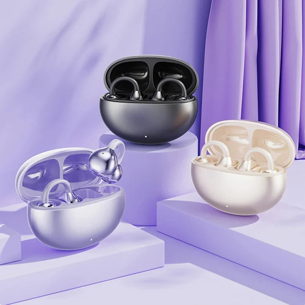 Clip-OnEarphone: Multifunktional Klarer Klang Bequem Aufsteckbarer Kopfhörer