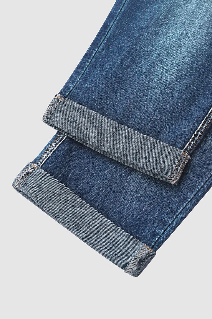 Icone™ KneeDenim: Dehnbare Stilvolle Knie-Länge Denim Hose