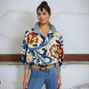 Icone™ FormalBlouse: Stilvolle Langärmlige Einzigartige Bedruckte Formelle Bluse