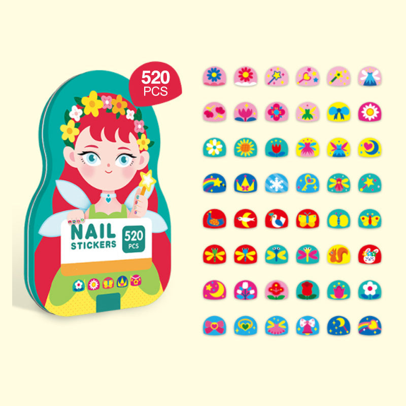 Kletshuts™ NailStickers: Kinder Nail Art Aufkleber Dekorations-Set