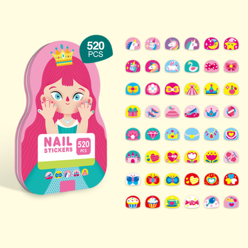 Kletshuts™ NailStickers: Kinder Nail Art Aufkleber Dekorations-Set