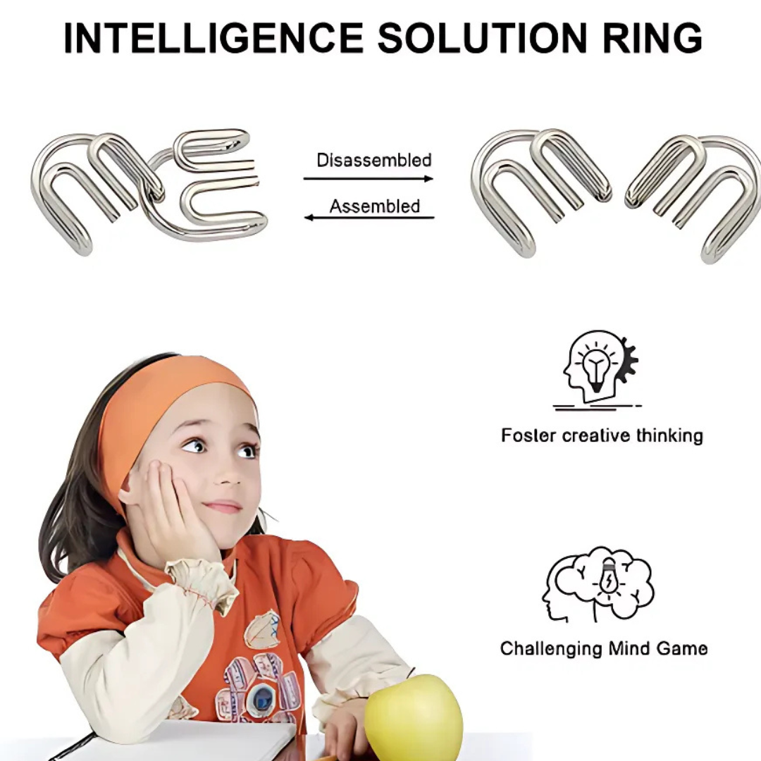 Kletshuts™ MetalPuzzles: Kinder Denksportaufgaben Metall Puzzle Set