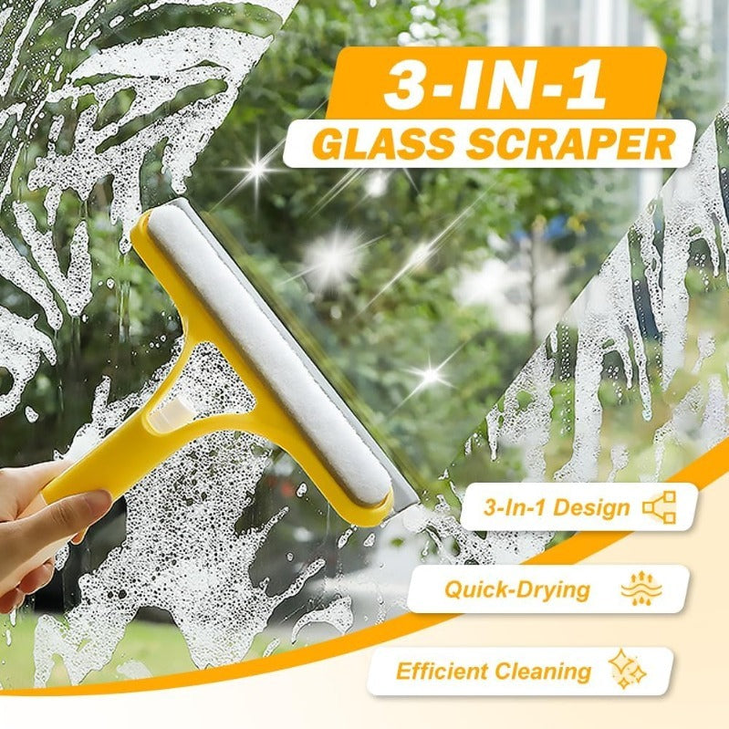 Cleaner Pro° GlassCleaner 1+1 GRATIS: Ultimativer 3-In-1-Glasreiniger Werkzeug