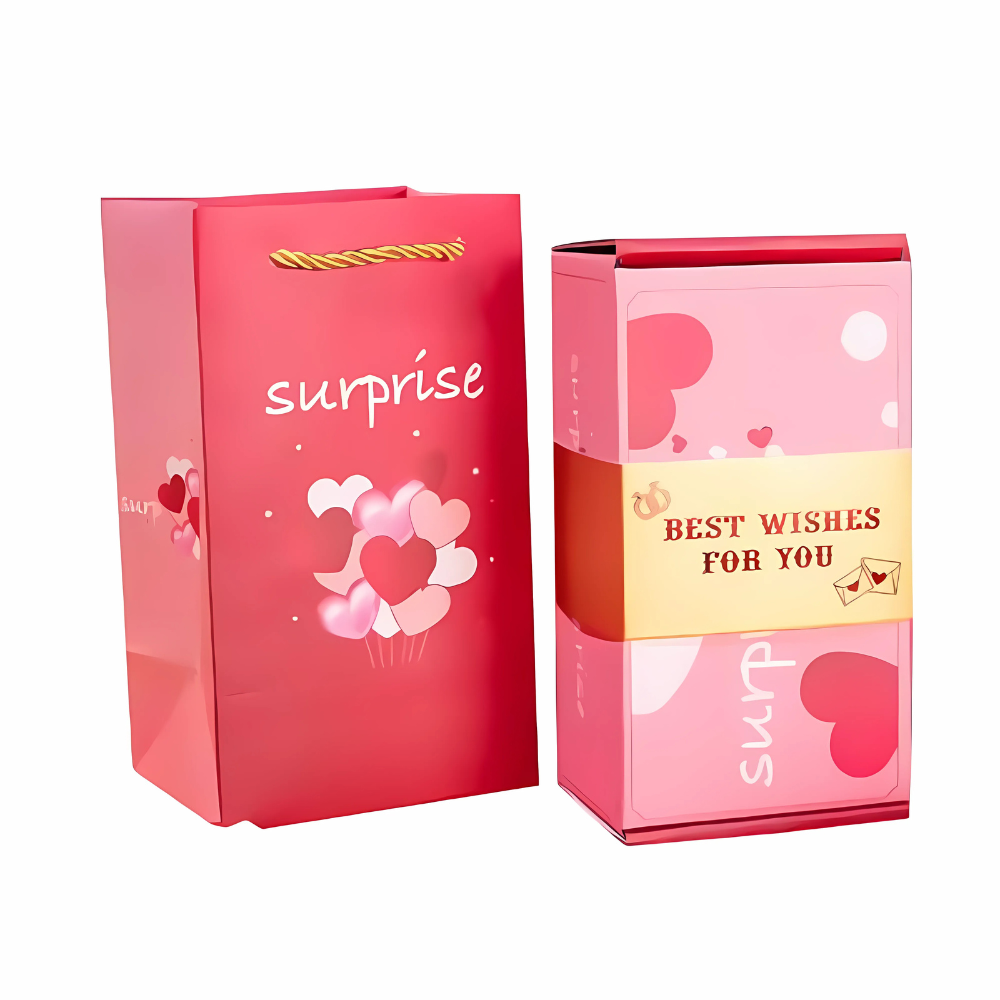 ExplodingBox 1+1 GRATIS: Kreative, Explodierend Personalisierte Überraschungs-Geschenkbox