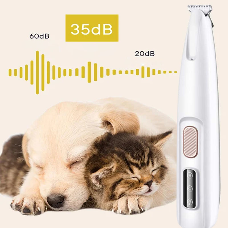 DogCatFri™  PetTrimmer: Haustiere Haar Trimmer Mit LED-Licht