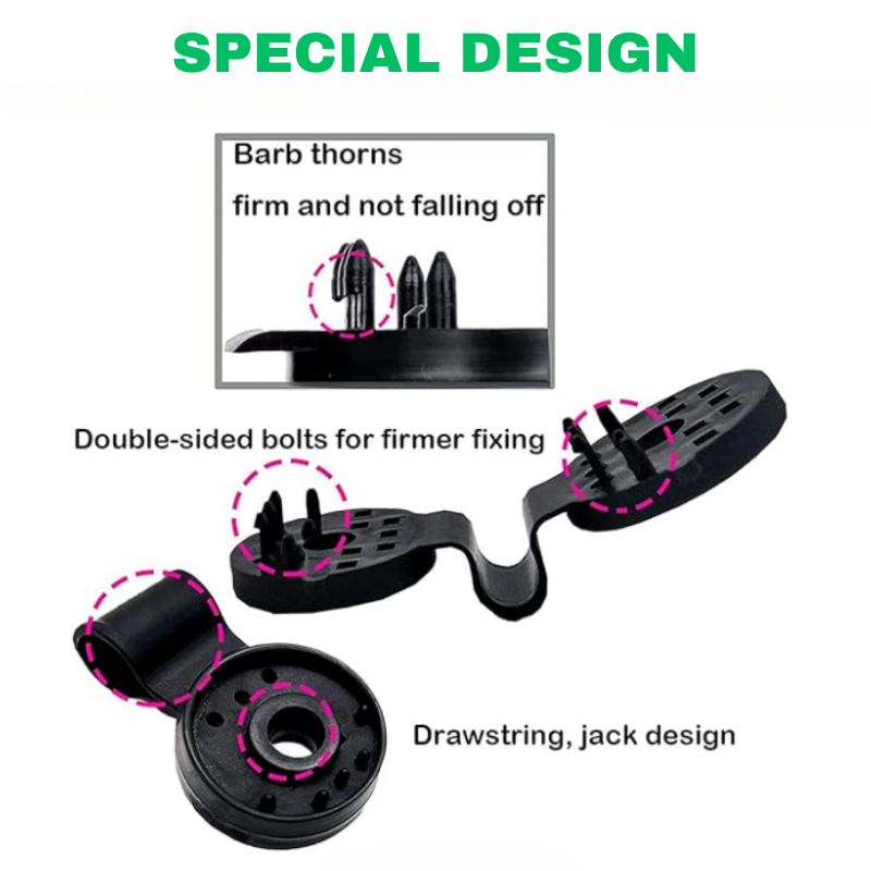 GlideHold® ShadeClips: Outdoor-Zelt Und Stoffschatten Langlebige Clips