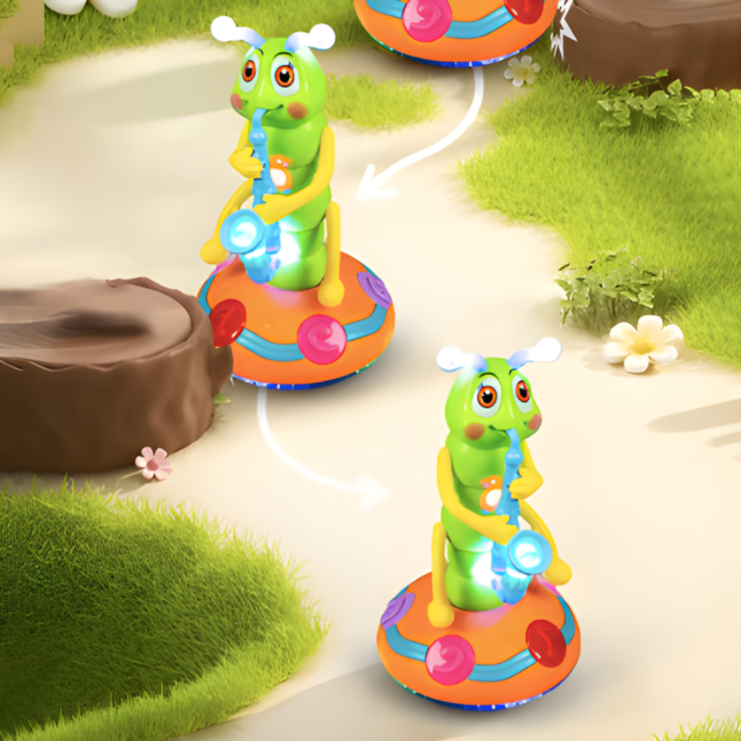 Kletshuts™ CaterpillarToy: Interaktive Lichter Und Musik Raupe Kinder Spielen Spielzeug