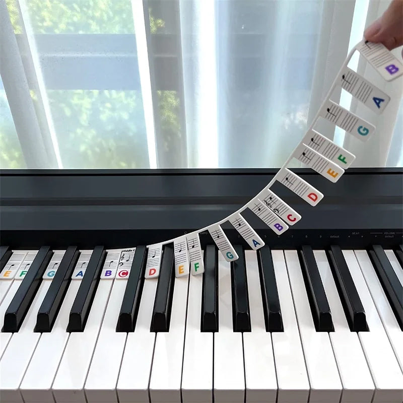 KeyboardLabel - Abnehmbare Klavier- und Keyboard Silikonetiketten