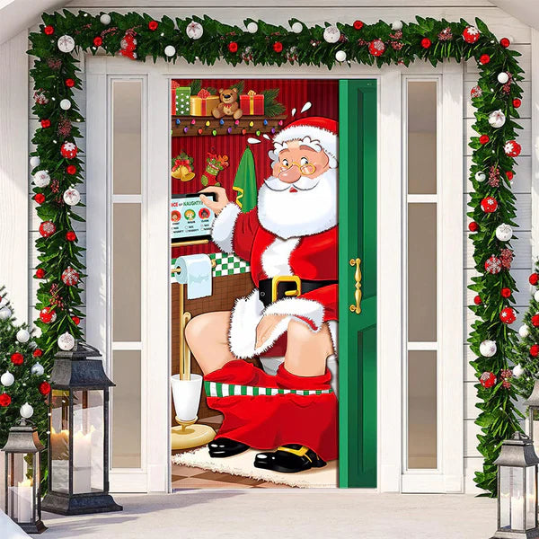 ChristmasDoor - Weihnachten Realistisch Tür Dekoration