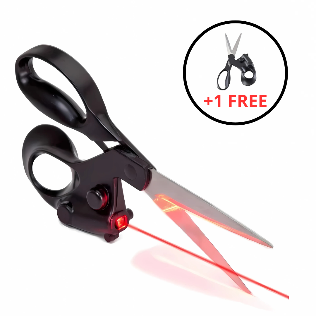 Globetrek° LaserScissors 1+1 GRATIS: Präzises Schneiden Lasergeführt Mehrzweck Schere