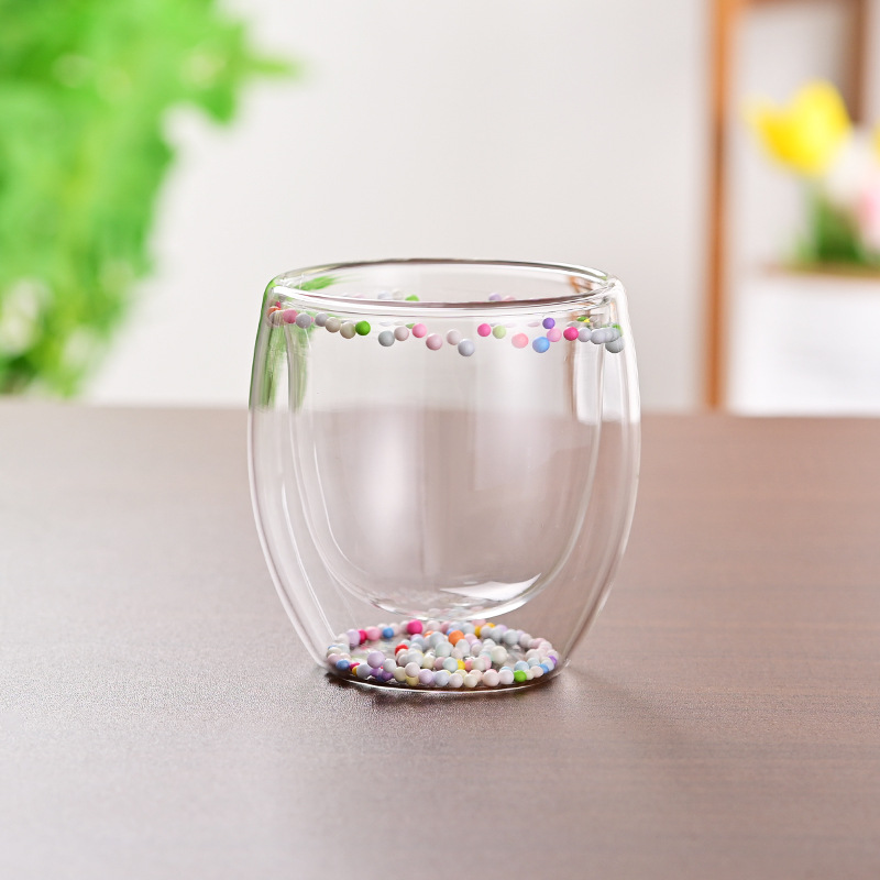 CrystalMug - Doppelt Schicht Kreativ Glas Becher