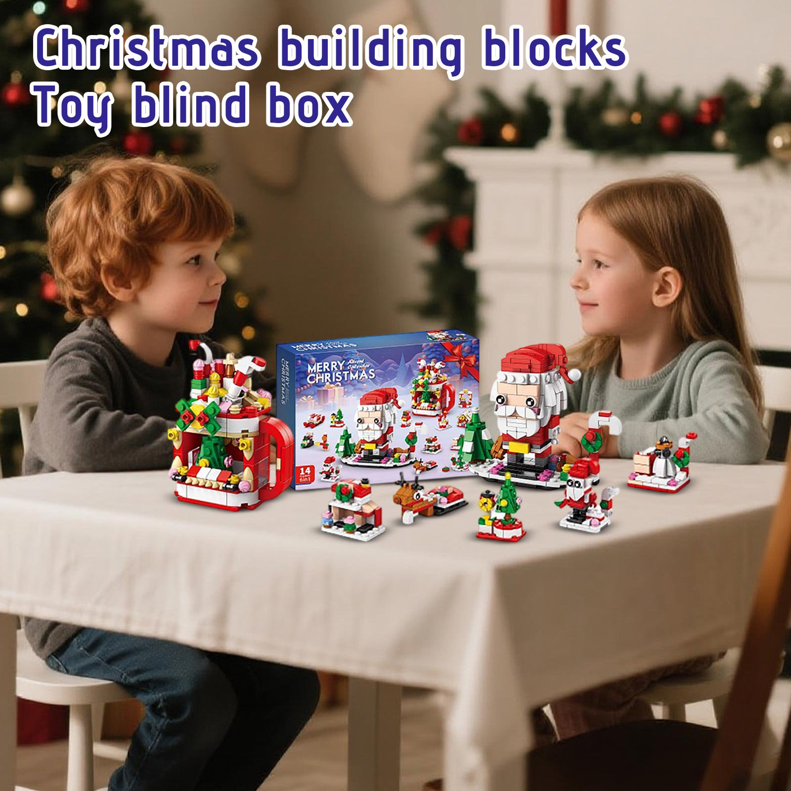 ChristmasBlocks: Weihnachten Advent Kalender Bausteine Set