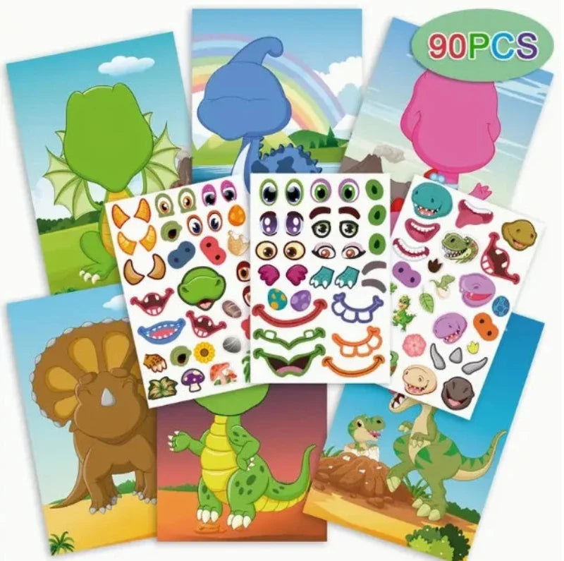 Kletshuts™ StickerBook 1+1 GRATIS: DIY Aufkleber Buch Basteln Für Jungen Und Mädchen