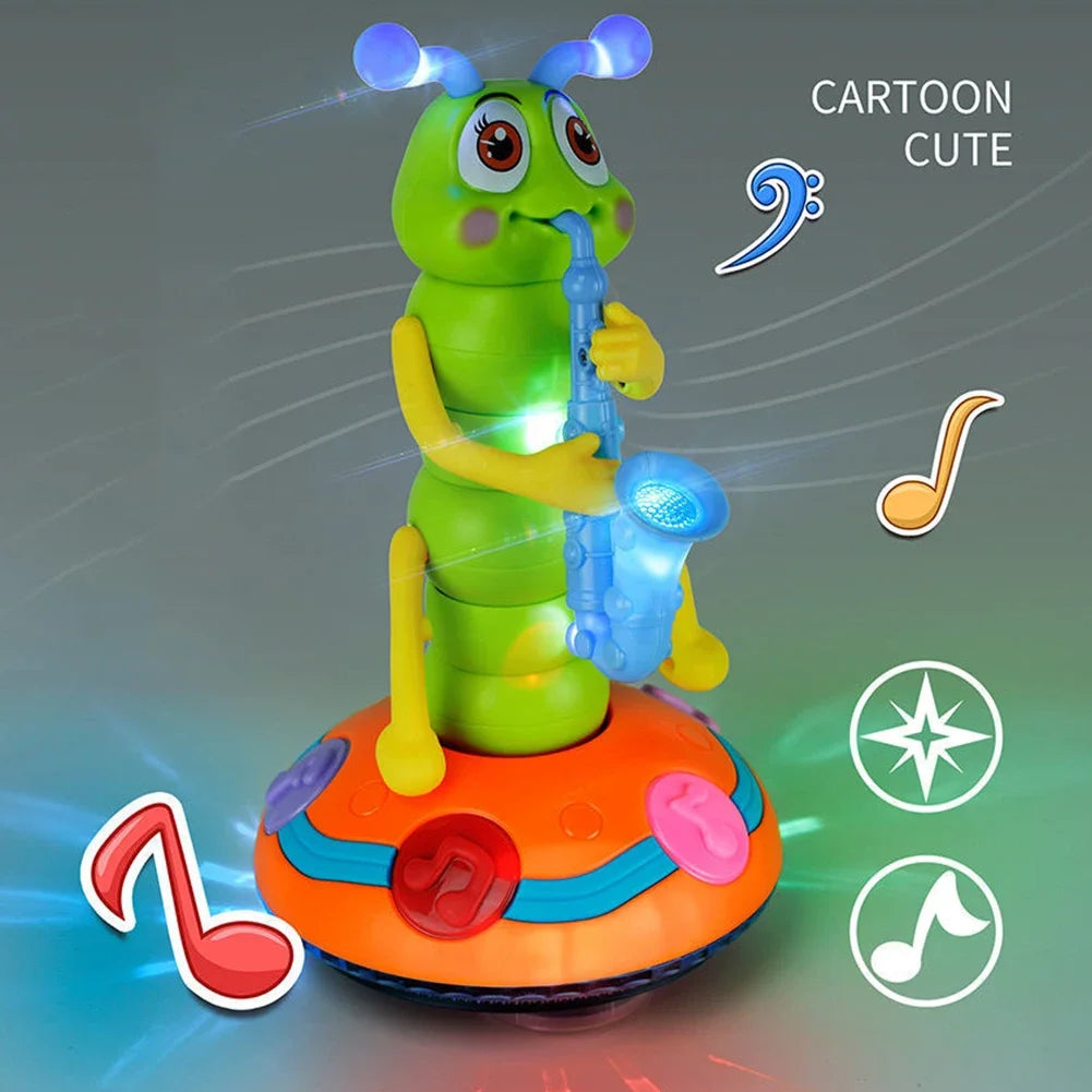Kletshuts™ CaterpillarToy: Interaktive Lichter Und Musik Raupe Kinder Spielen Spielzeug