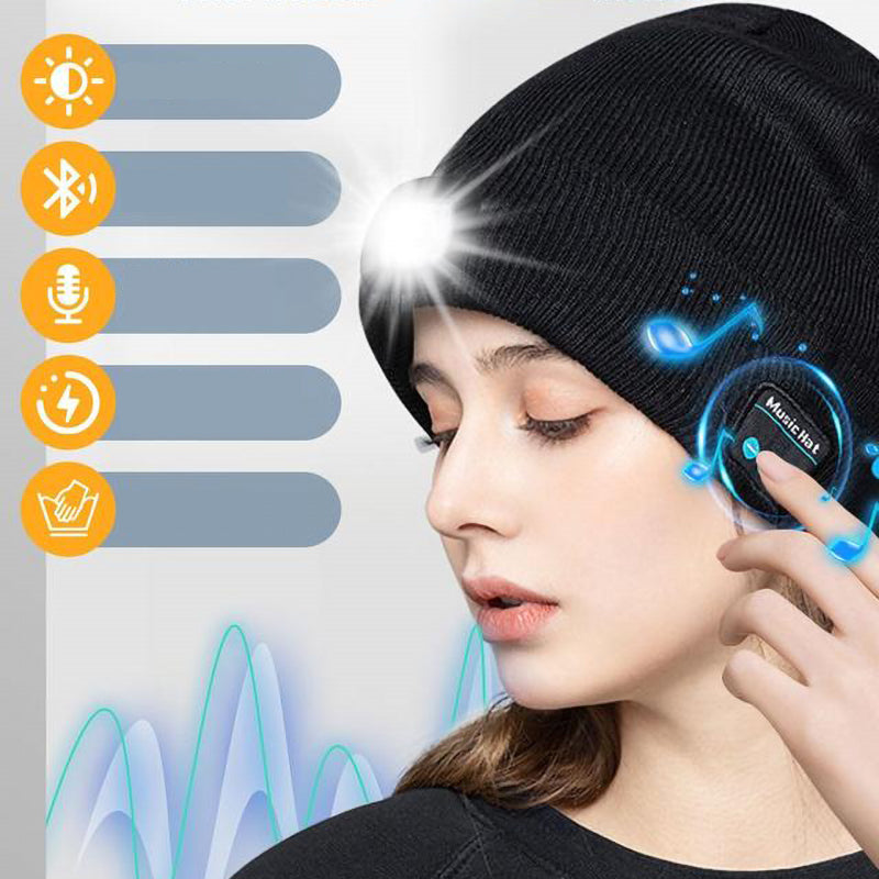 Icone™ MultiBeanie: Multifunktionale LED-Leuchte Und Bluetooth-Warmmütze