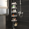 Globetrek° AdjustableRack: Ausziehbarer Badezimmer-Organizer Verstellbares Gestell