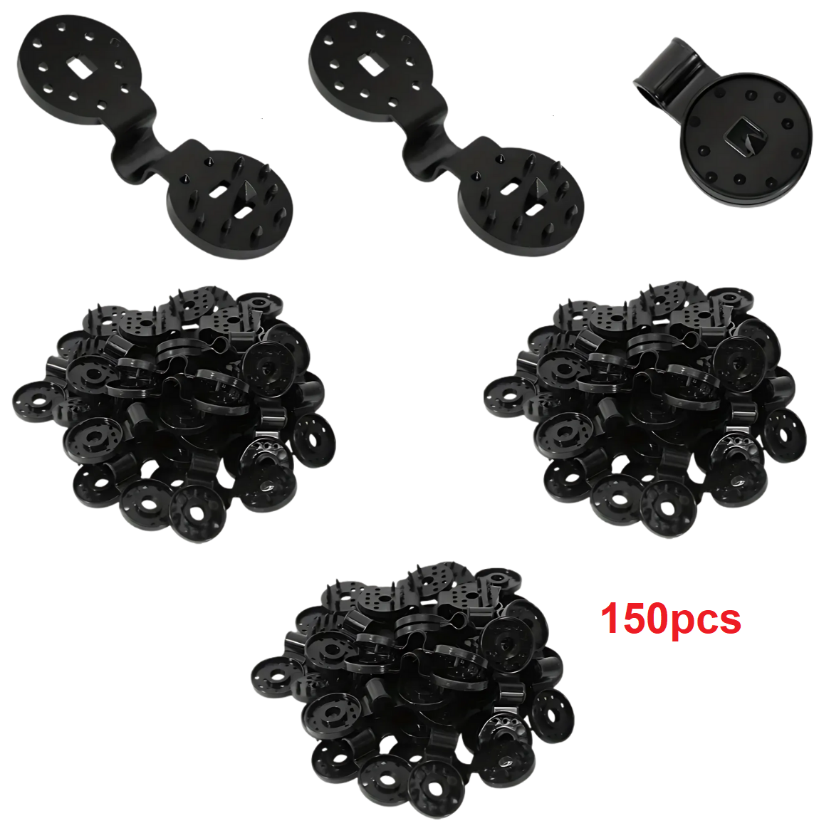 GlideHold® ShadeClips: Outdoor-Zelt Und Stoffschatten Langlebige Clips