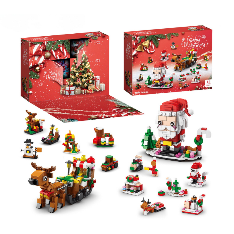 ChristmasBlocks: Weihnachten Advent Kalender Bausteine Set