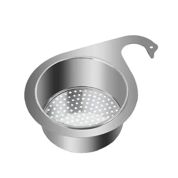 Globetrek° SinkStrainer 1+1 GRATIS: Edelstahl Filter Schwanenstil Spülbecken-Sieb