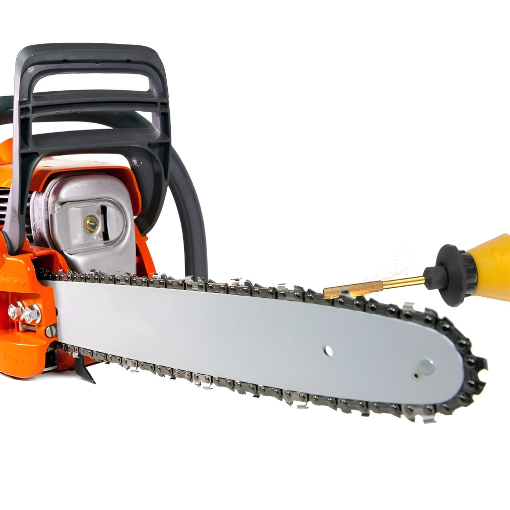 ChainsawSharpener 3+3 GRATIS: Professionelles Kettensägen Schärf Kopf Bausatz