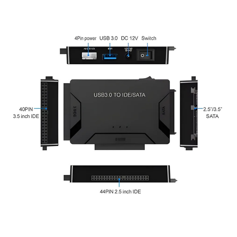 RecoveryConverter - USB 3.0 Zu IDE/SATA Datenübertragung Und Wiederherstellungskonverter