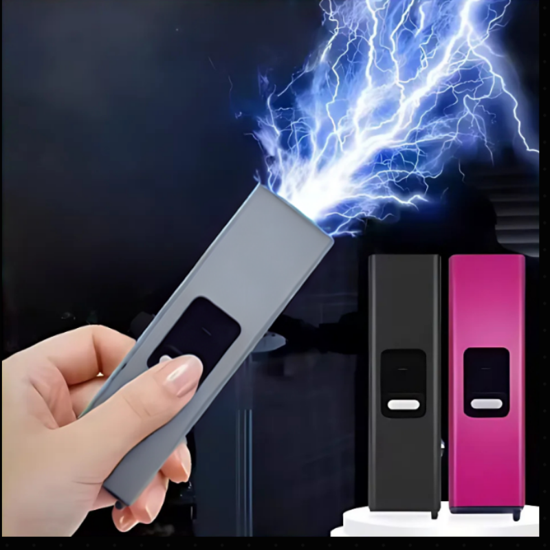MiniShock: 2-In-1 Wiederaufladbares Tragbares Selbstverteidigungsgerät