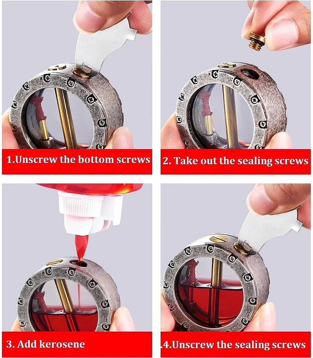 VintageLighter: Einzigartig Vintage Transparent Leichter