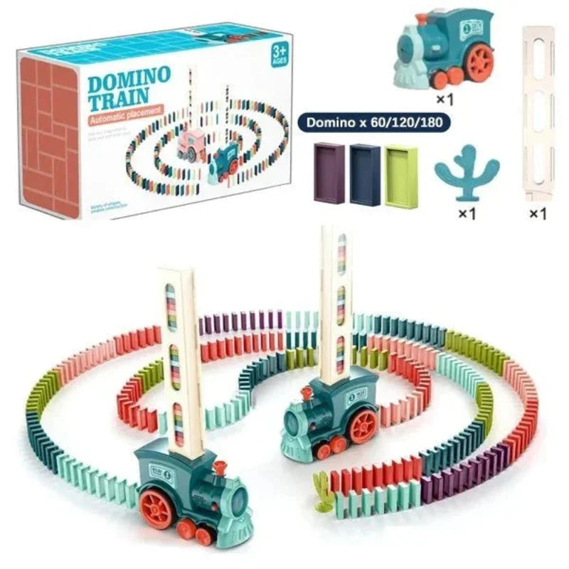 Kletshuts™ DominoTrain - Automatisch Domino Legen Eisenbahn Set