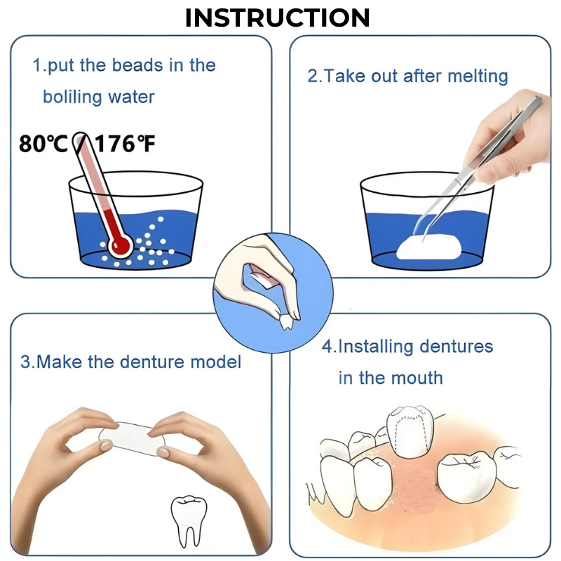 TeethRepair™ 1+1 GRATIS: Natürlich Aussehendes Zahne Reparaturset