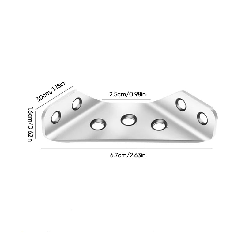 CornerConnector - Edelstahl Möbelverbinder Für Ecken