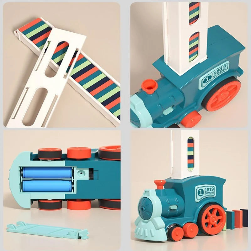 Kletshuts™ DominoTrain - Automatisch Domino Legen Eisenbahn Set