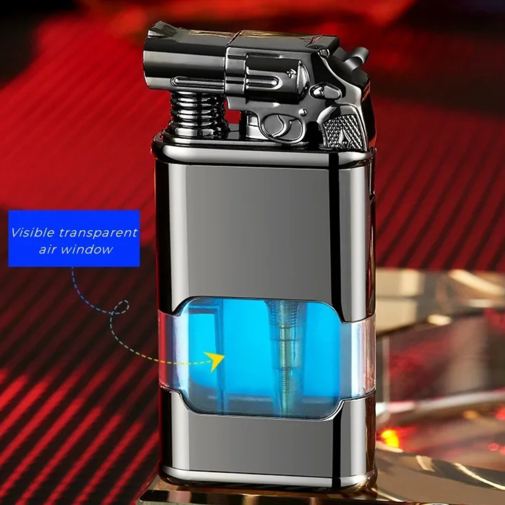 WatchLighter: Vintage Inspiriert Multifunktional Doppelt Flamme Uhr Feuerzeug