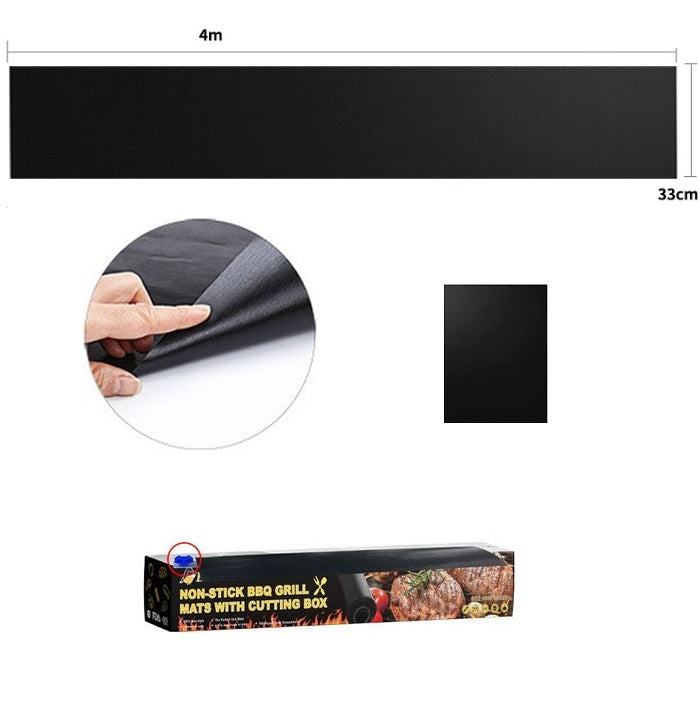 Globetrek° GrillMat – Antihaft BBQ Grill Matten Mit Leicht Schneidbarer Schachtel