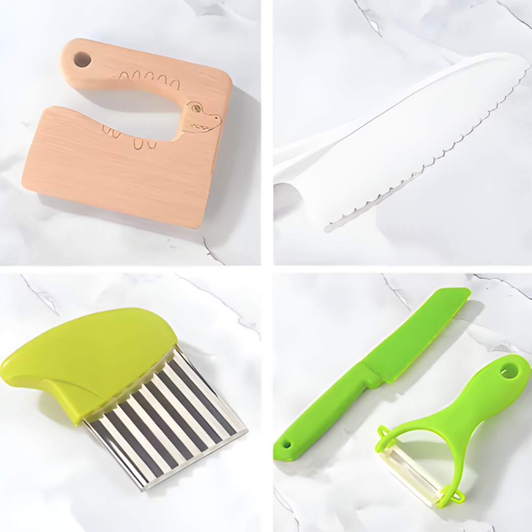 Kletshuts™ KidsKitchen: Sicheres  Schneiden Spielen Kinder Küche Spielzeug Set