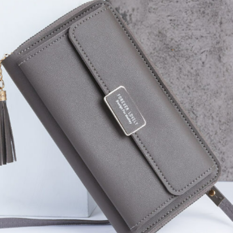Icone™ WalletBag: Wandelbare Große Brieftasche Schlinge Tasche