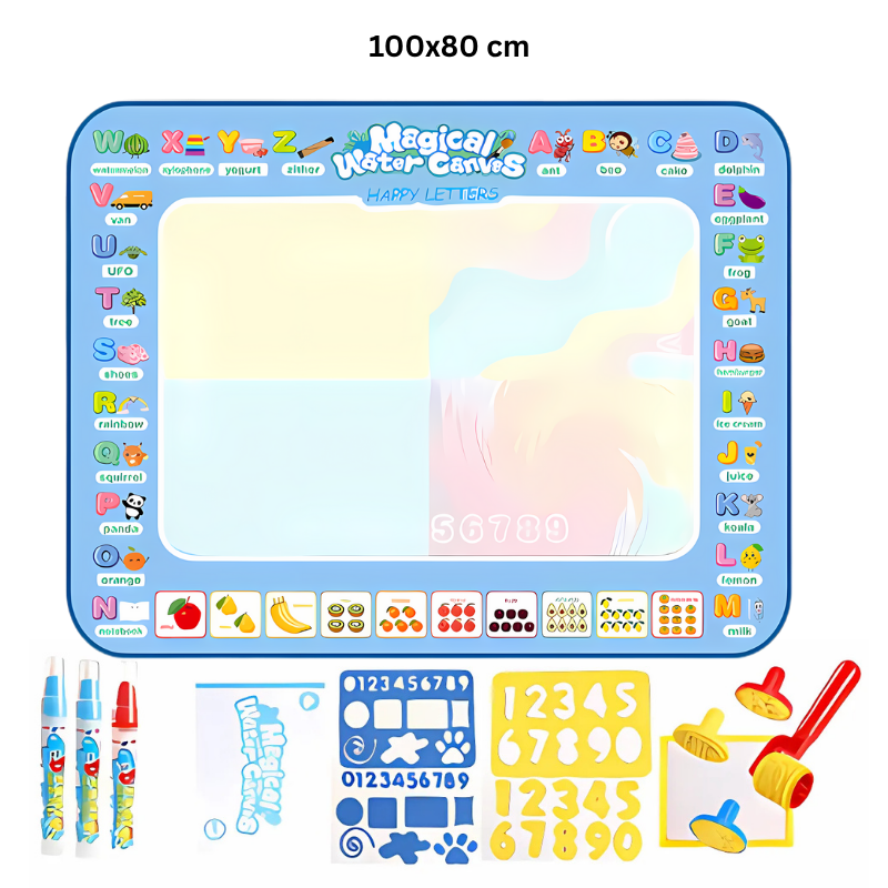 Kletshuts™ WaterCanvas: Wiederverwendbares Wasser-Doodle-Canvas-Set Für Kinder