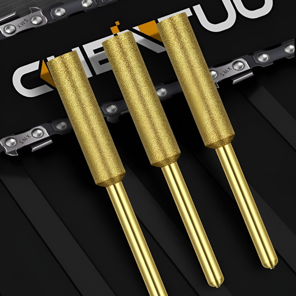 ChainsawSharpener 3+3 GRATIS: Professionelles Kettensägen Schärf Kopf Bausatz