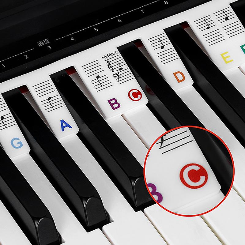 KeyboardLabel - Abnehmbare Klavier- und Keyboard Silikonetiketten