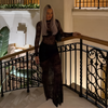 Icone™ LaceDress: Sexy Passform Bequem Rundhalsausschnitt Spitzenkleid