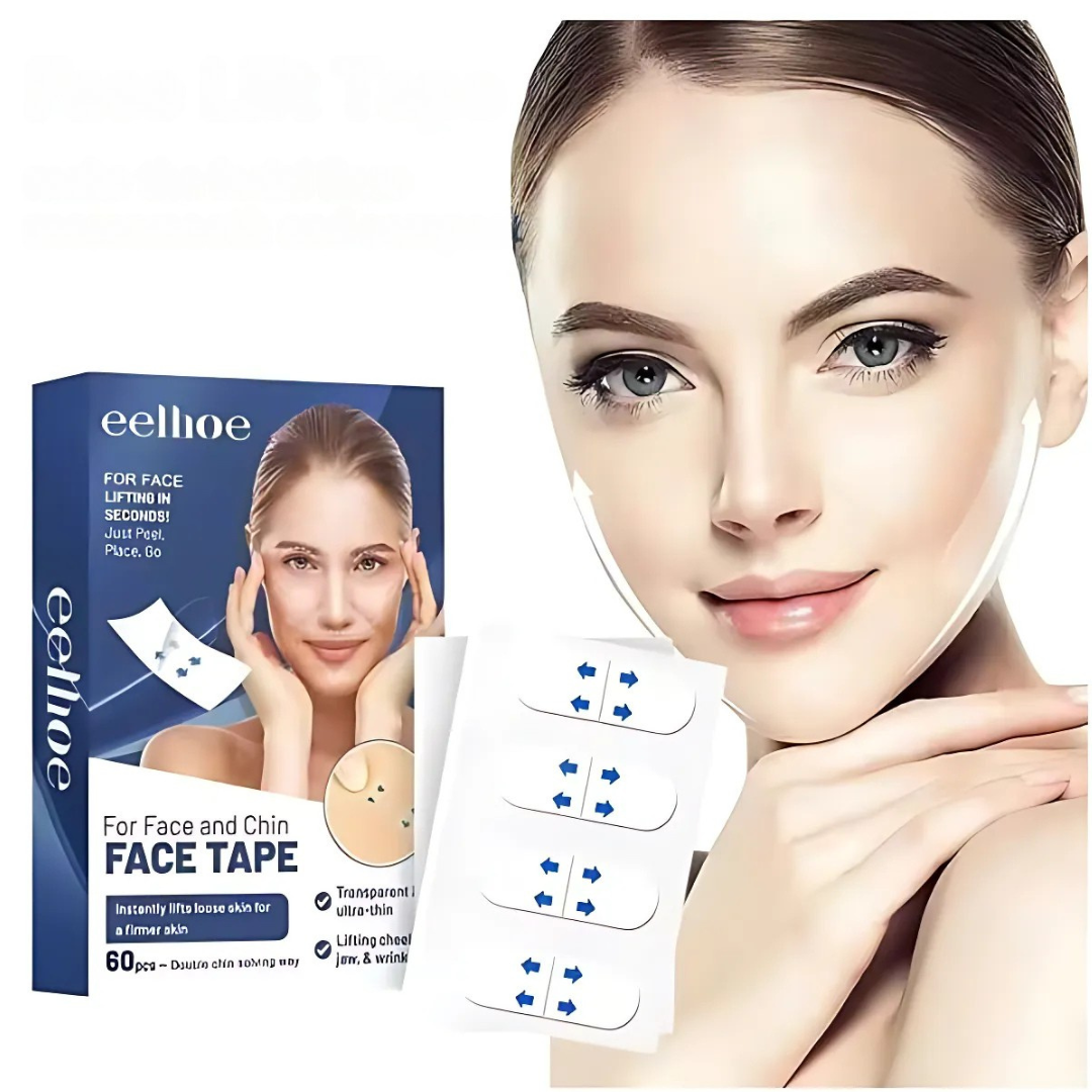 LiftTape 60+60 GRATIS: Gesichts Und Kinn Heben Und Festigend Tape