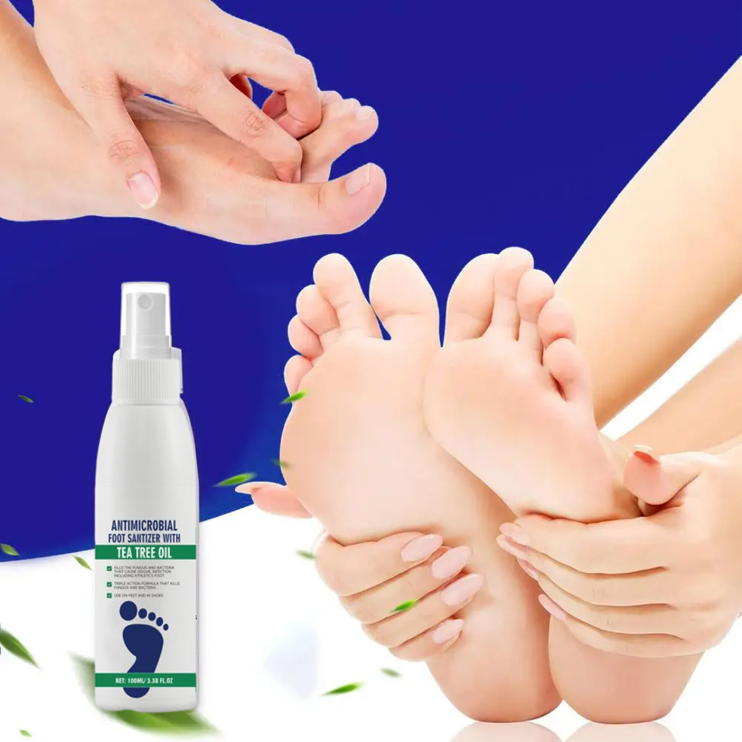 FootCare 1+1 GRATIS: Antimikrobiell Tiefenwirksame Hydratation Fußpflege Spray