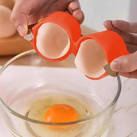 Globetrek° EggSeparator: Tragbar Eieröffner Und Separator Werkzeug