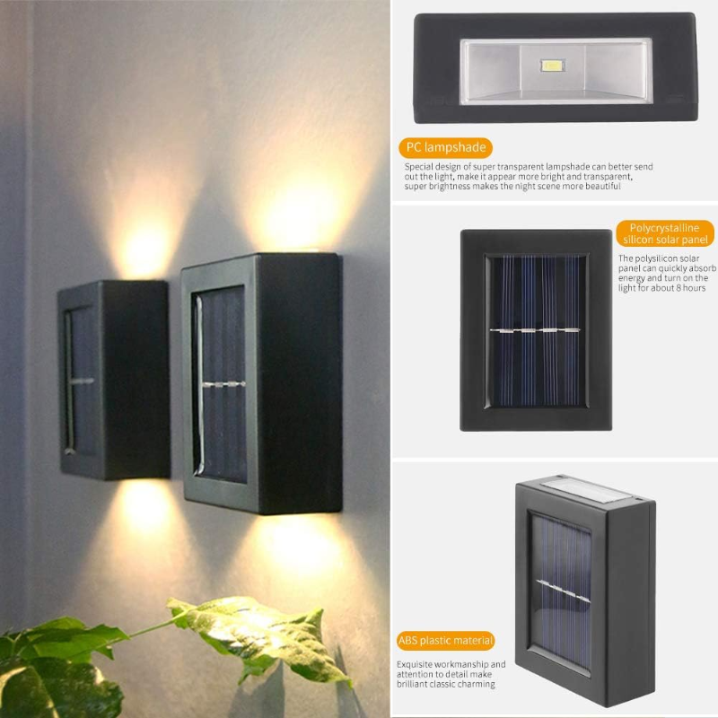 Ledsen™ WallLight: Solar Doppelt Schatten Wand Licht