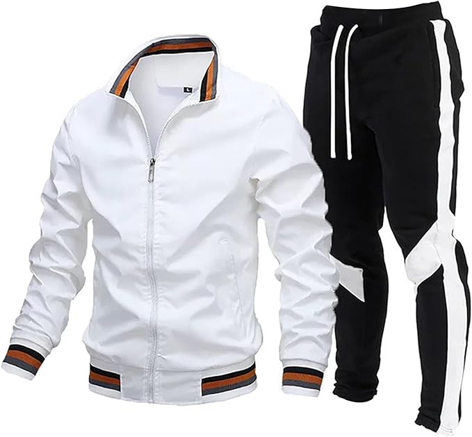 Icone™ TrackSuit: Reißverschluss Stehkragen Fitness-Set