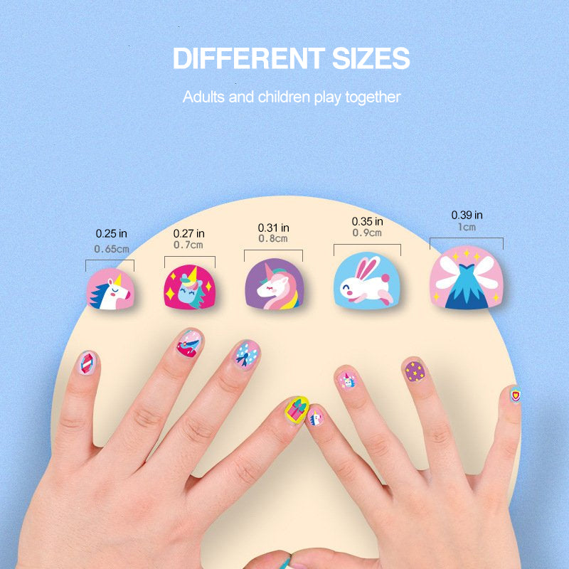 Kletshuts™ NailStickers: Kinder Nail Art Aufkleber Dekorations-Set