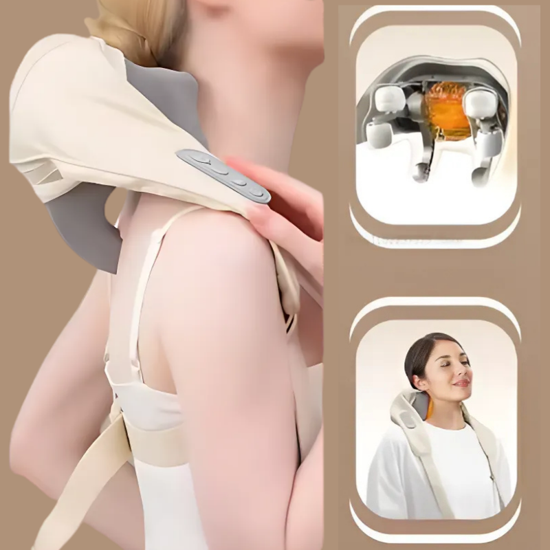 NeckMassager: Beruhigend Wärme Entspannend Nacken Und Schulter Massager