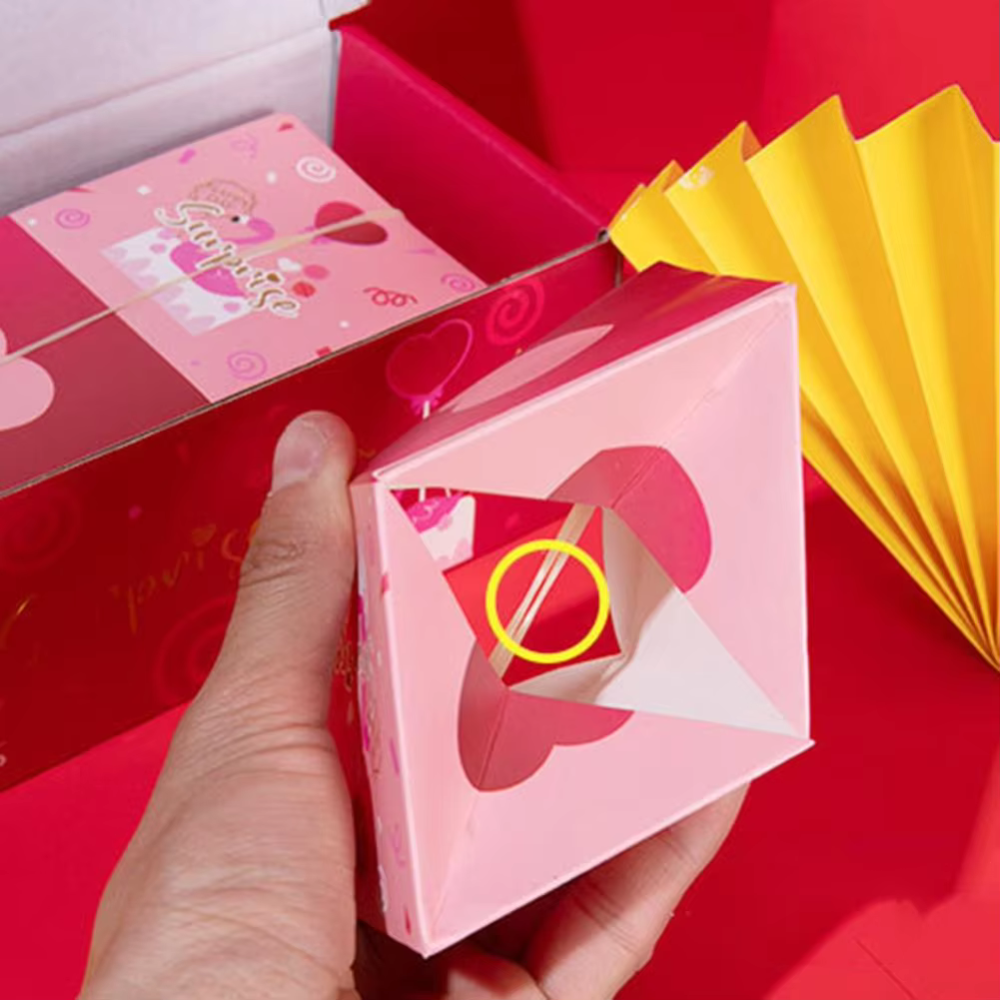 ExplodingBox 1+1 GRATIS: Kreative, Explodierend Personalisierte Überraschungs-Geschenkbox